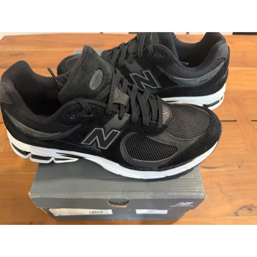 New Balance 2002R Black Suede Sneakers Shoes NEW Men's Size 12